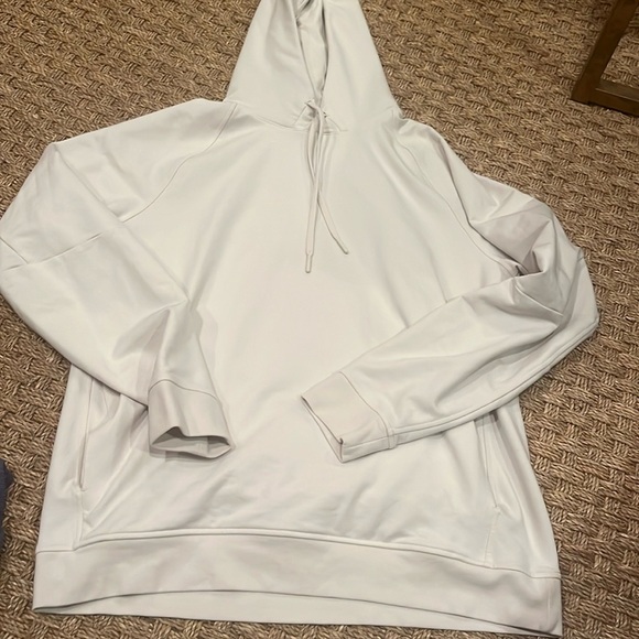 Lululemon Men’s Size L Sport Hoodie Cream City Sweat Pullover - Picture 1 of 3